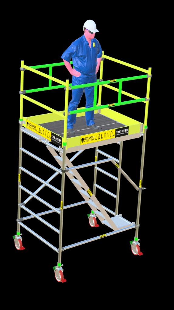 Schach aluminium access tower or platform