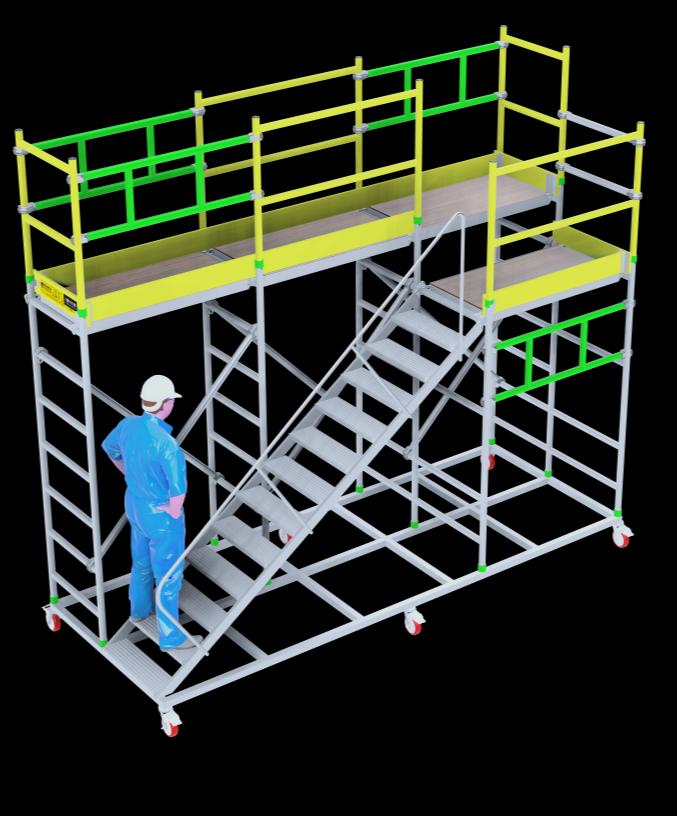 Schach aluminium access tower or platform