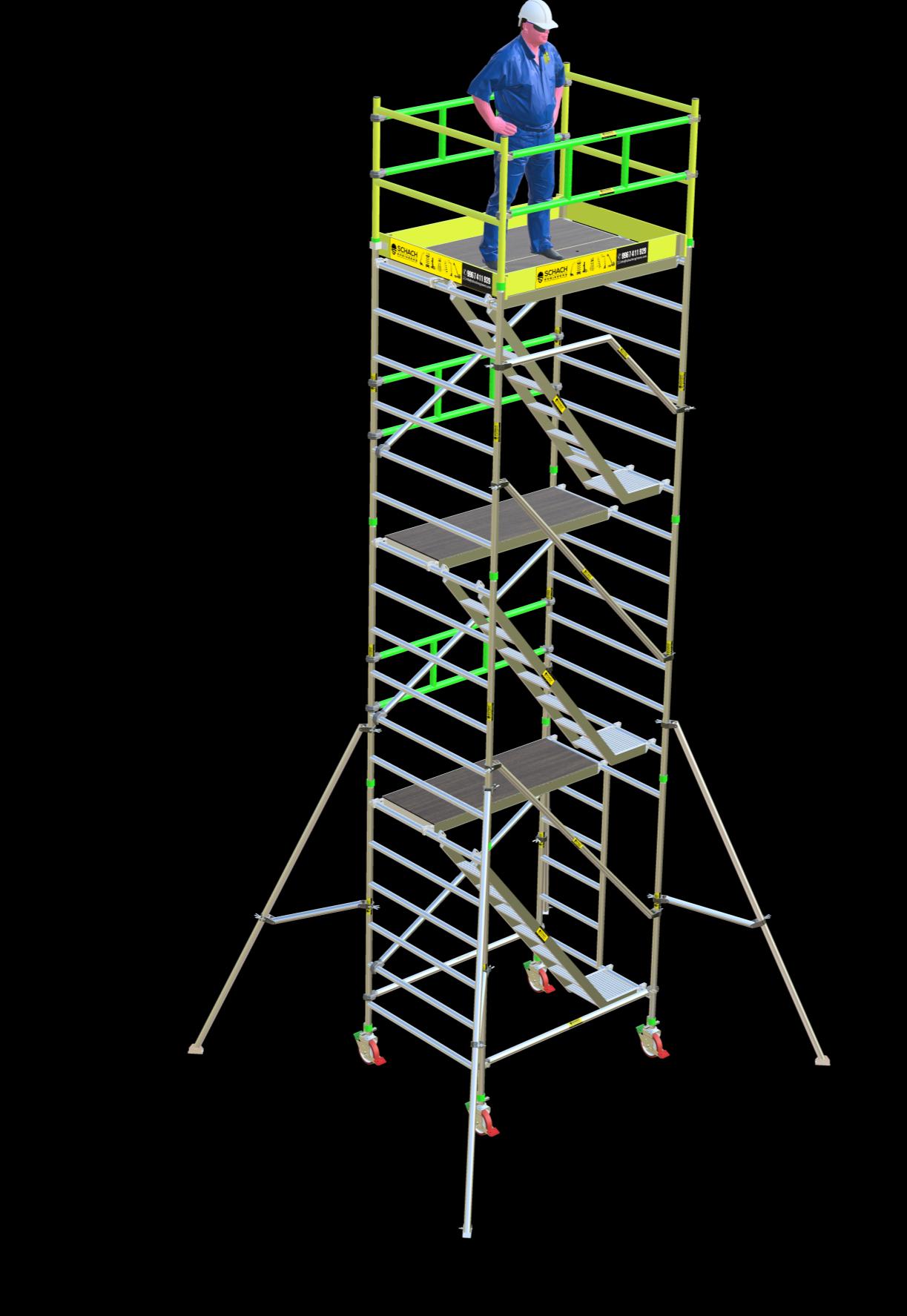 Schach aluminium access tower or platform
