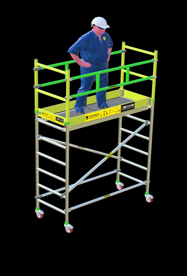 Schach aluminium access tower or platform