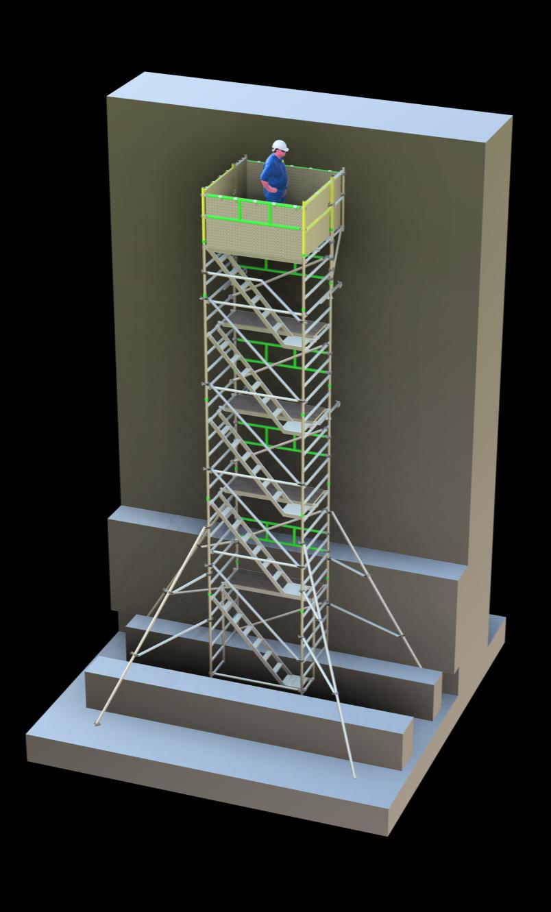 Schach aluminium access tower or platform